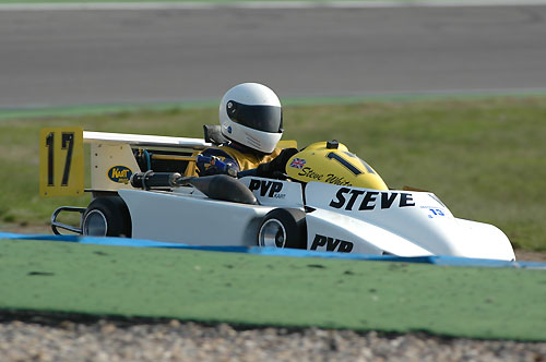 Spektakel bij Superkarts